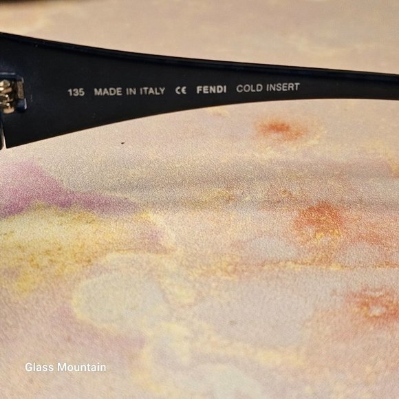 SOLD - Fendi Blue Gradient FS5146 Cold Insert Sunglass Rectangular Frames - Picture 6 of 10